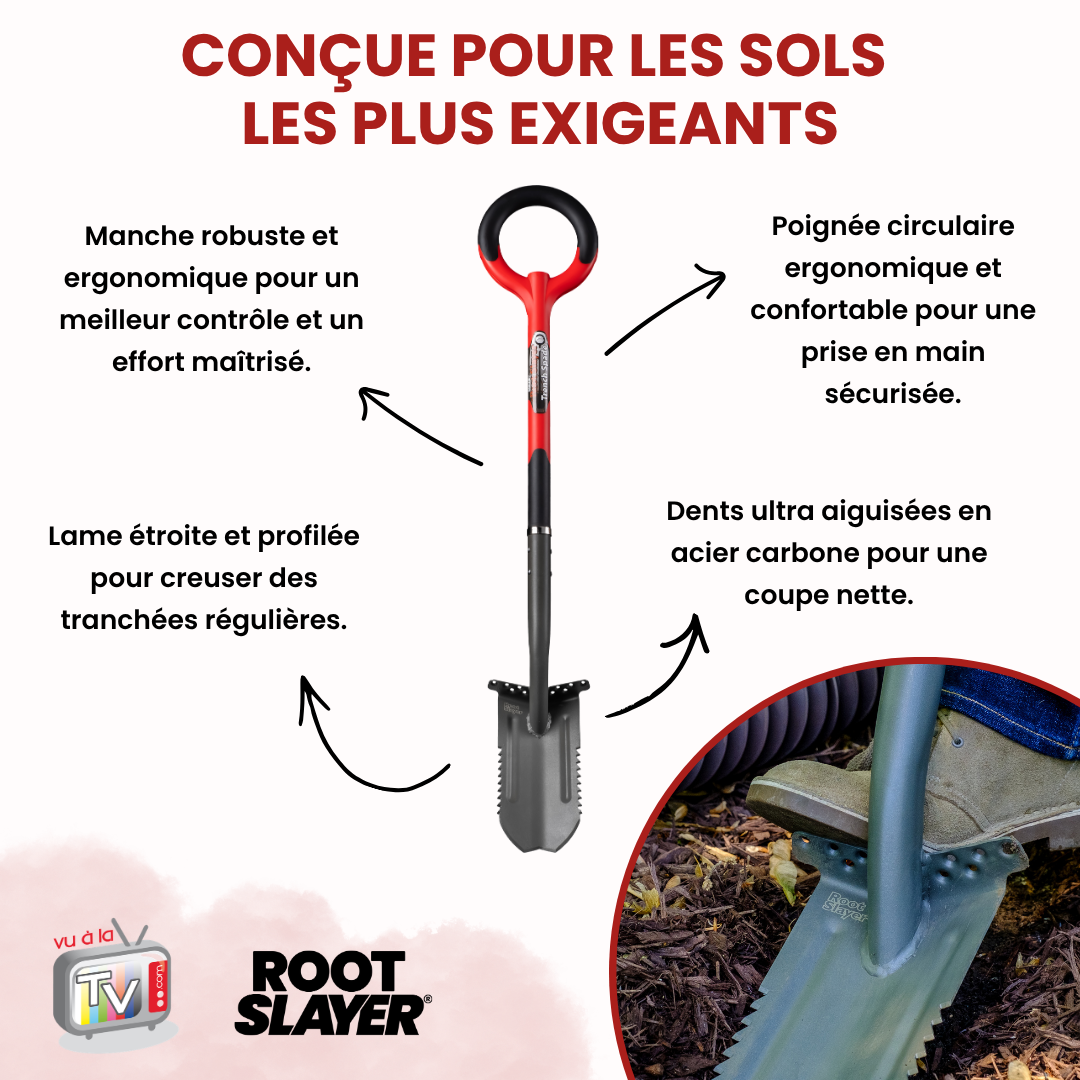 Bêche de tranchée Rootslayer