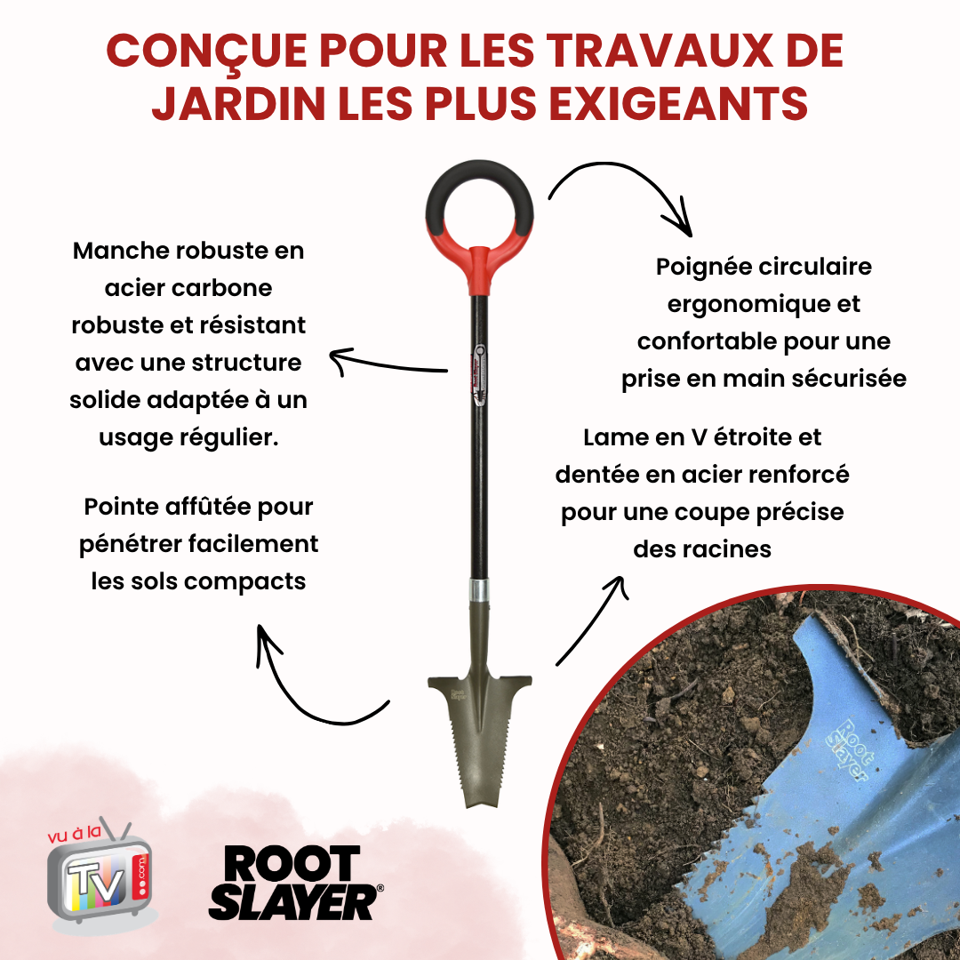 Bêche Spécial Massifs RootSlayer